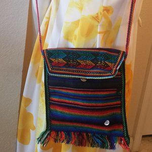 Pichincha's Hand-woven South American Rasta Large Passport Bag